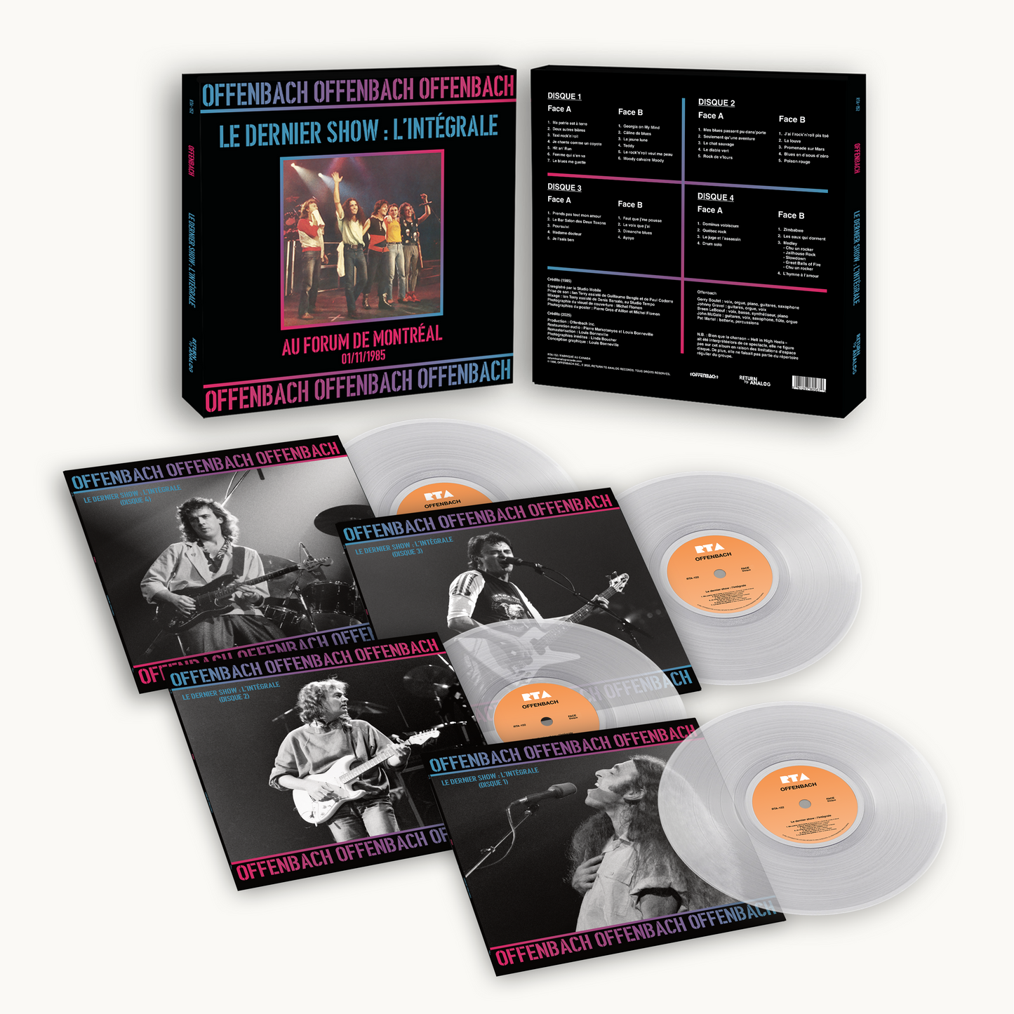 Offenbach- Le Dernier Show: L'intégrale 4xLP Coffret/Boxset (2ème pressage / 2nd Pressing)