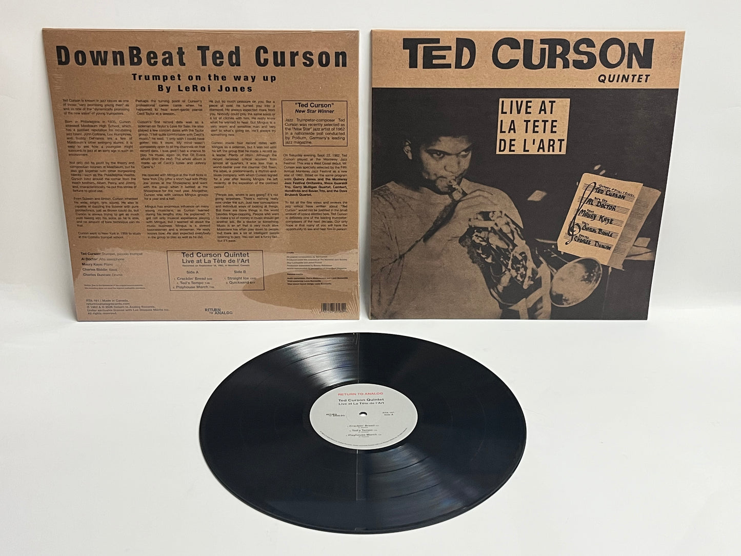 Ted Curson Quintet - Live at La Tete de L'art LP