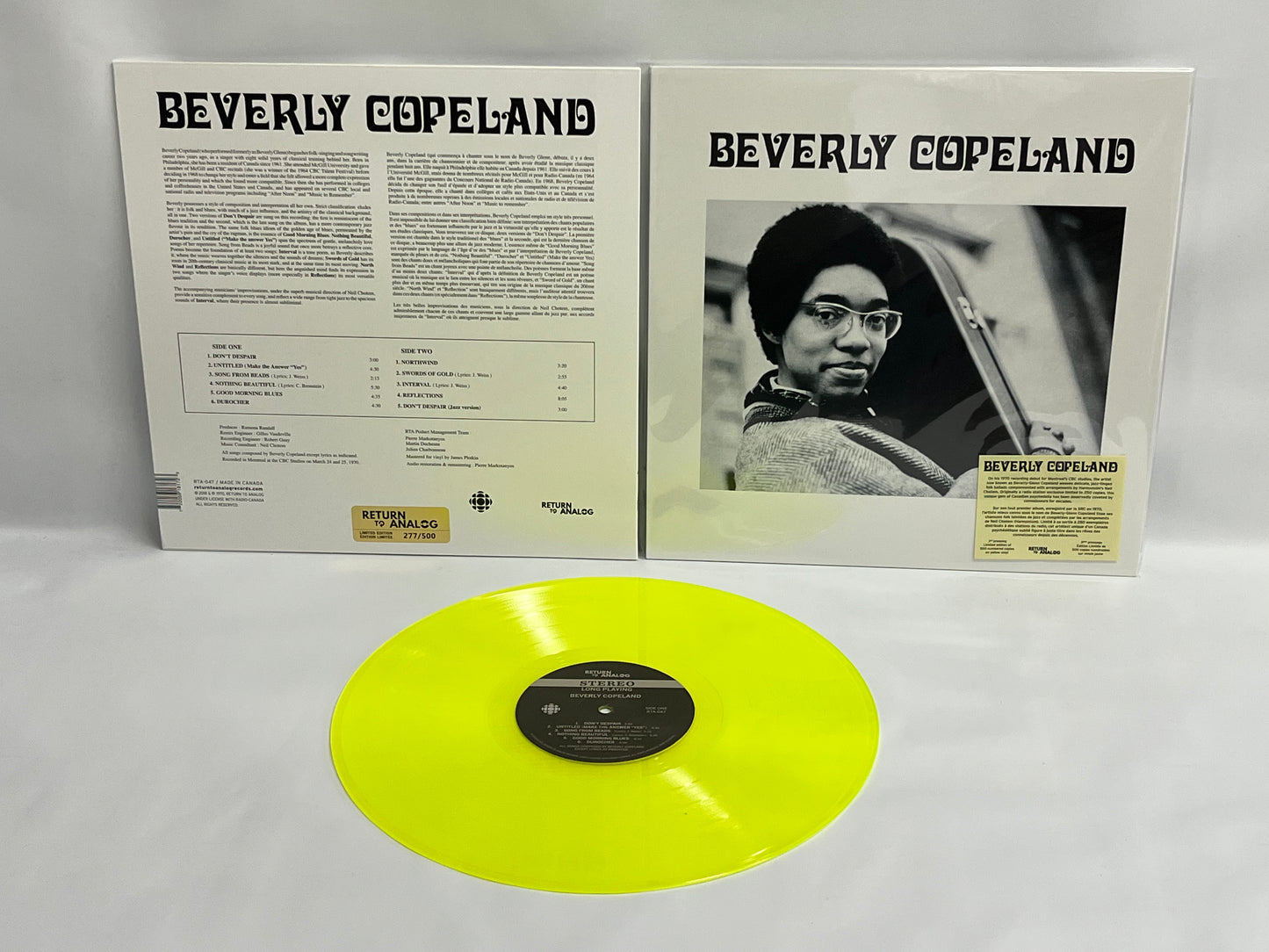 Beverly Copeland - Beverly Copeland (3ème pressage sur vinyle jaune/3rd Pressing on Yellow Vinyl)