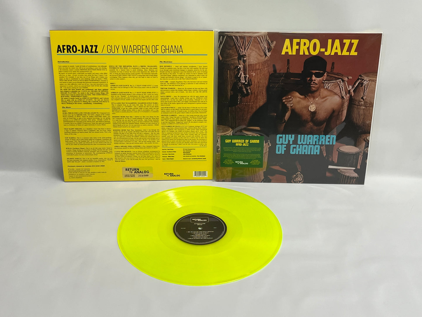 Guy Warren - Afro Jazz (2ème Pressage - Jaune) LP