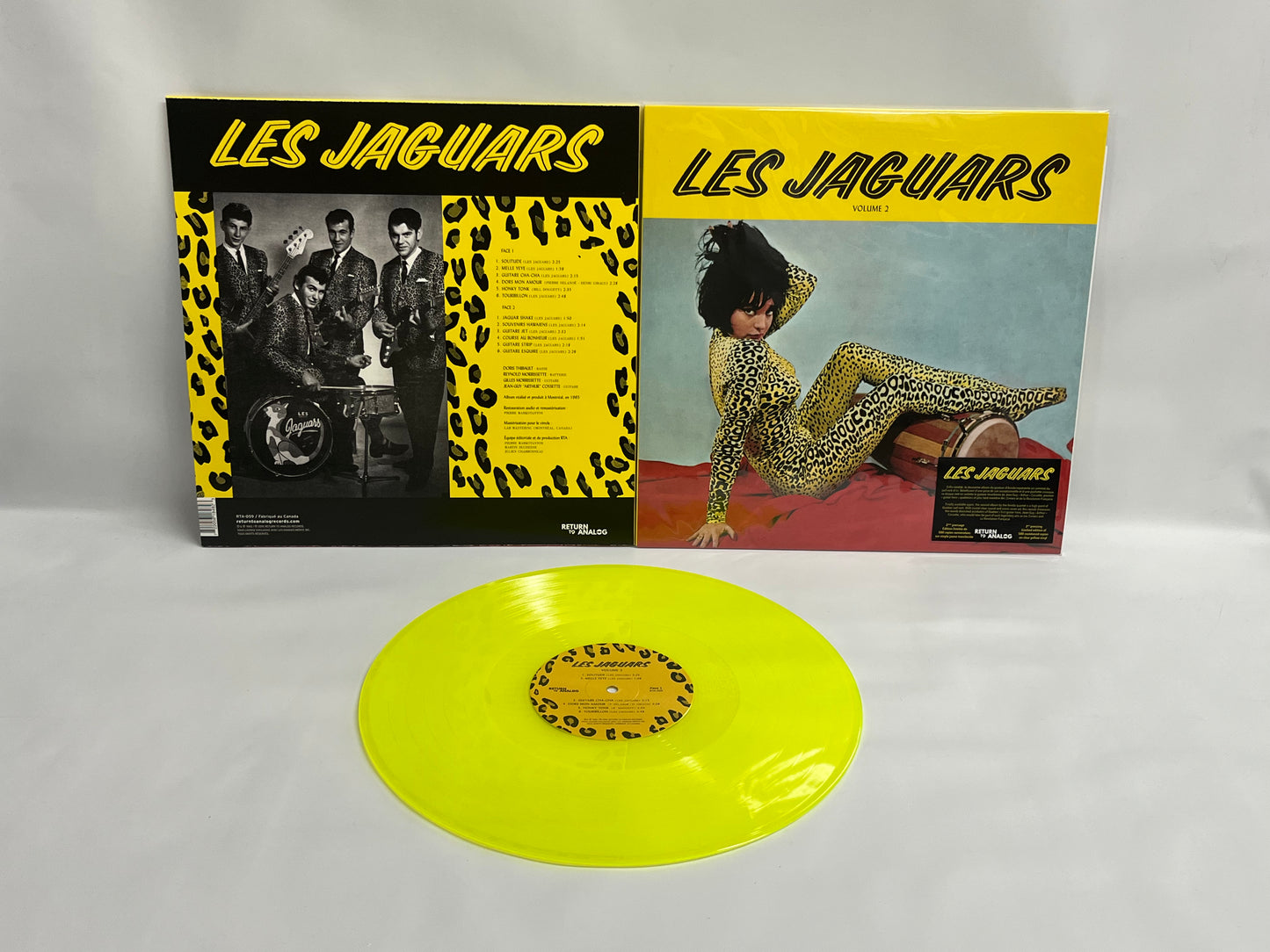 Les Jaguars - Vol. 2 (Deuxième pression - Jaune) LP