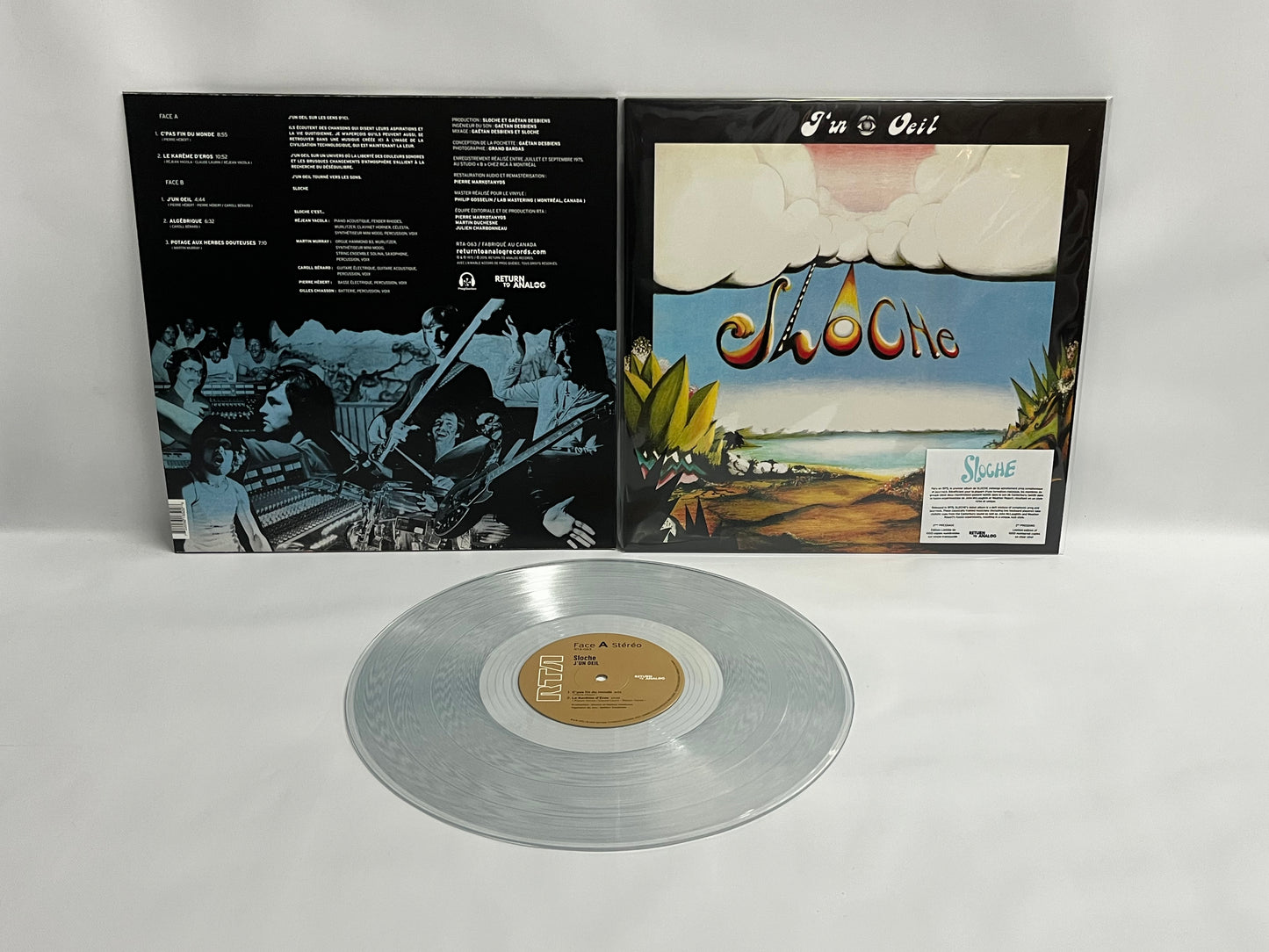 Sloche - J'un Oeil (2ème Pressage - Vinyle Transparent)