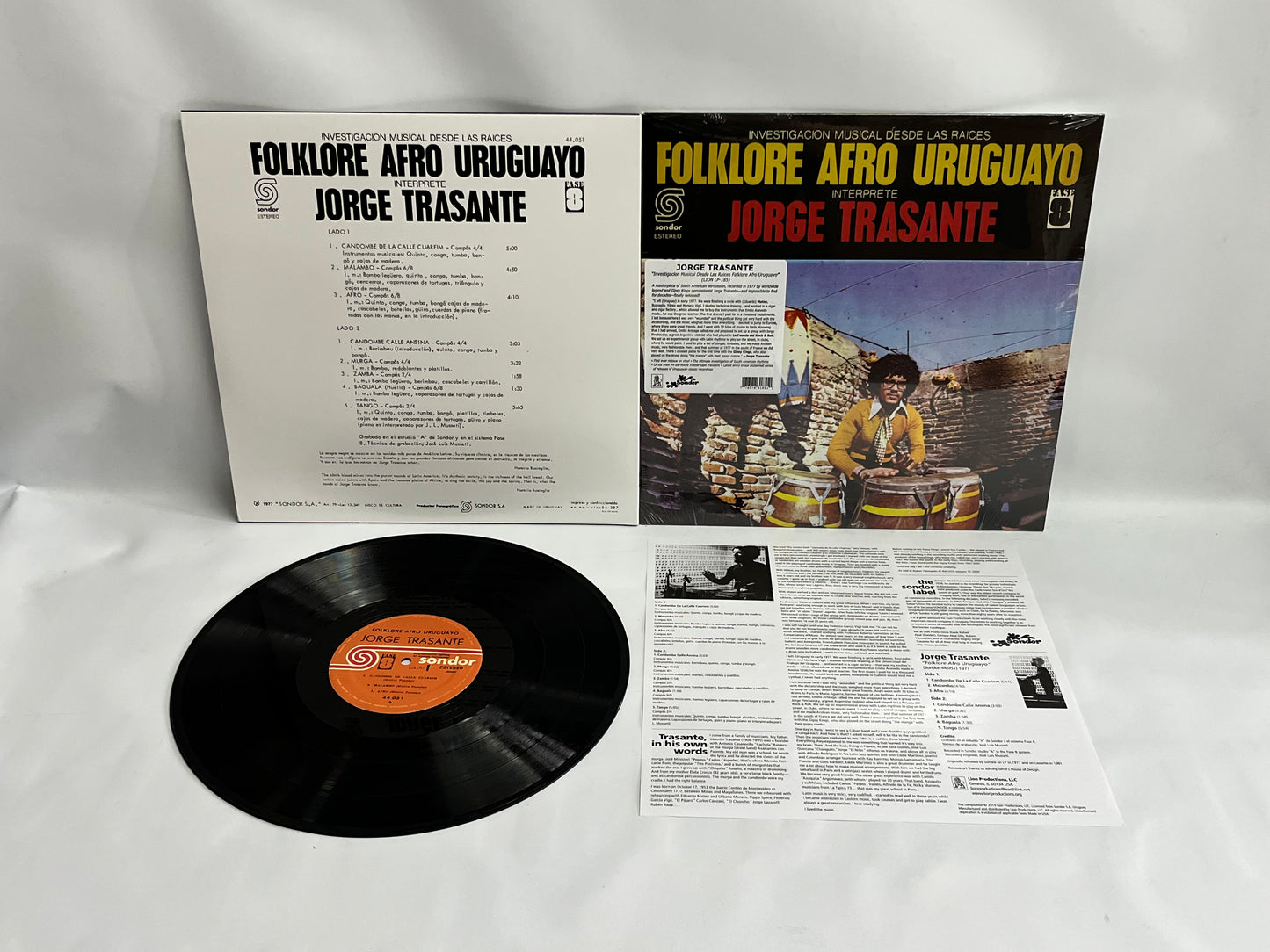 Jorge Trasante - Folklore Afre Uruguayo LP