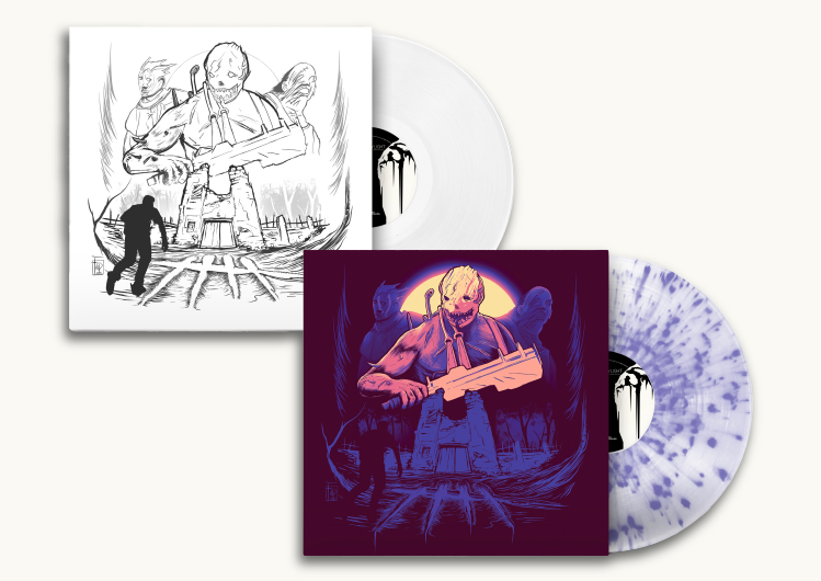 Dead By Daylight - OST Combo (Vinyle blanc + éclaboussures violettes transparentes)