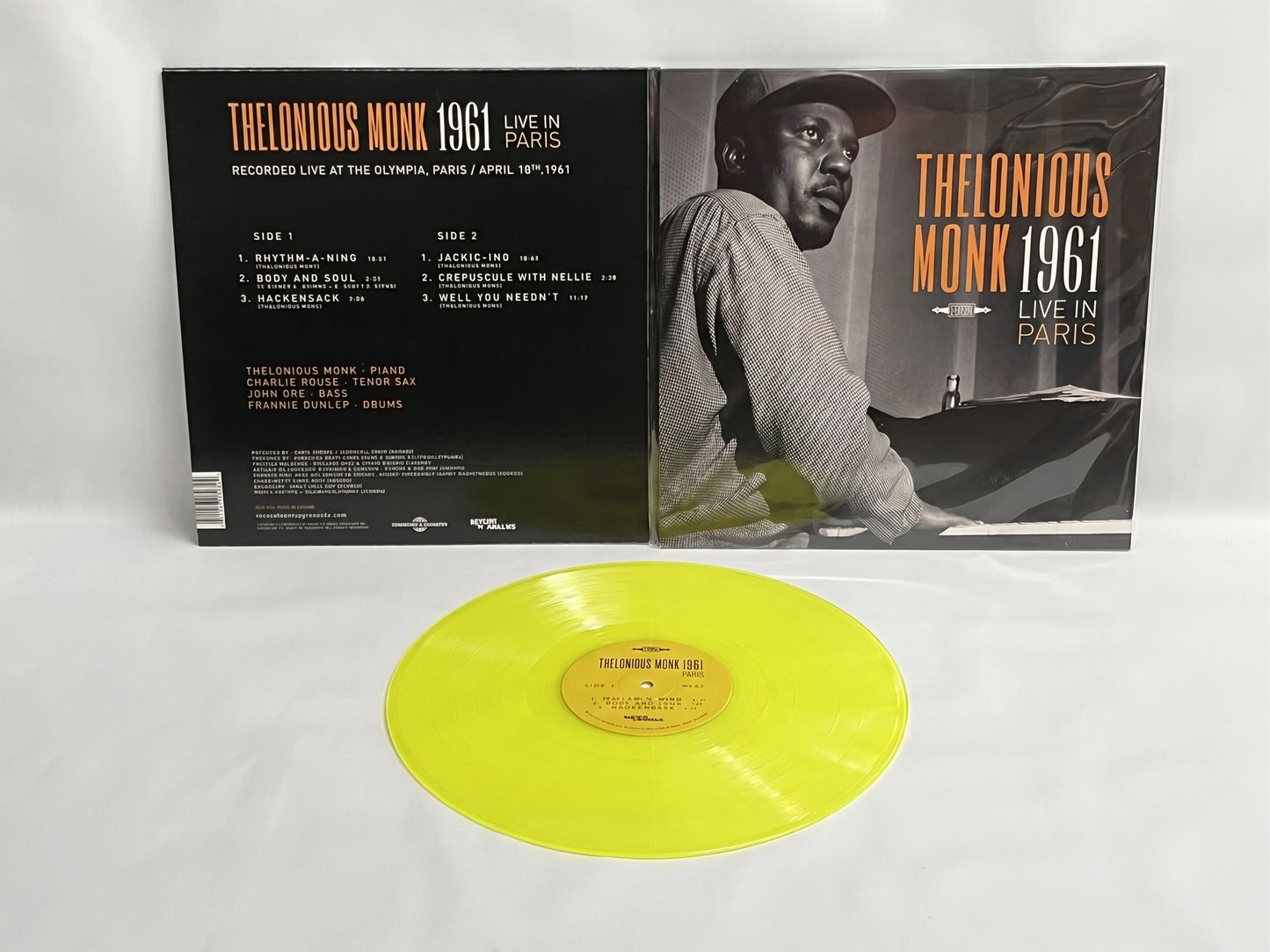 Thelonious Monk - Live In Paris 1961 LP (Yellow)