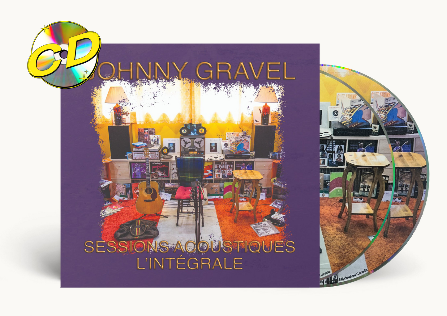 Johnny Gravel - Sessions Acoustiques: L'intégrale 2xCD