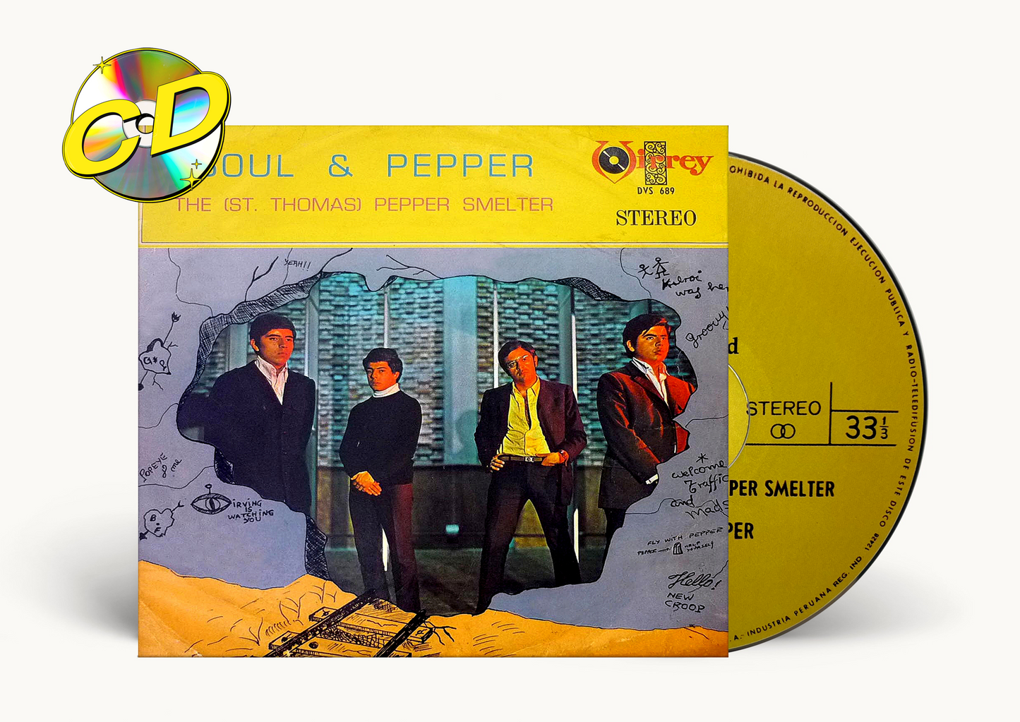 Fonderie de poivre de St. Thomas - CD Soul &amp; Pepper 