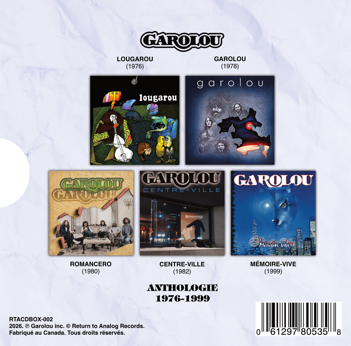 Garolou - Anthologie 1976-1999
