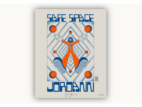 Jordann - Safe Space Tan Print (Limité à 25 exemplaires)